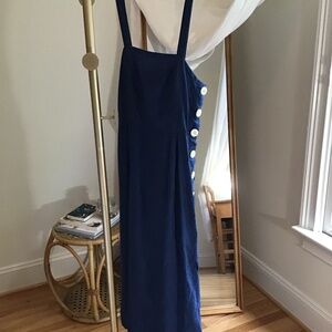 Mango 100% linen dress Blue Size 4